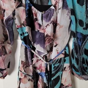 All season ruffly party dress